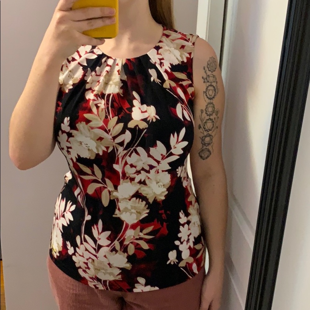 Calvin Klein Sleeveless Dress Shirt